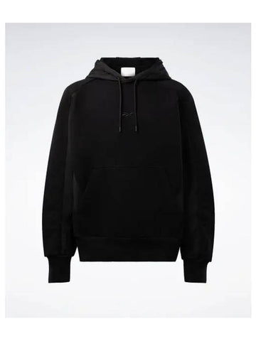 woven block hoodie black - REEBOK - BALAAN 1