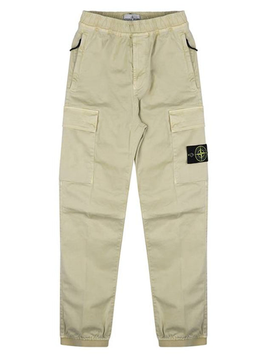 Wappen Patch Cargo Track Pants Beige - STONE ISLAND - BALAAN 2