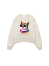 Brushed Options Fancy Light Cat Sweat Shirts GREIGE - LE SOLEIL MATINEE - BALAAN 1