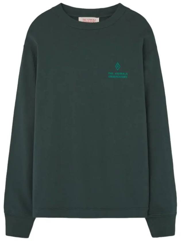 Kids Logo Sweatshirt Dark Green F24122 021GE - THE ANIMALS OBSERVATORY - BALAAN 1