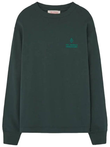 Kids Logo Sweatshirt Dark Green F24122 021GE - THE ANIMALS OBSERVATORY - BALAAN 1