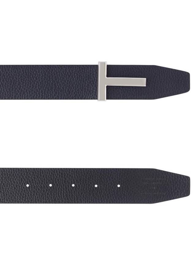 T buckle reversible twoway belt navy black - TOM FORD - BALAAN 8