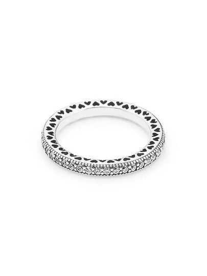 Sparkle Hearts Ring Silver - PANDORA - BALAAN 2