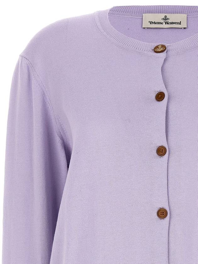 Bea Knit Cardigan Purple - VIVIENNE WESTWOOD - BALAAN 3