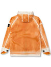 Hand Sprayed Mussola Gommata TC Hooded Jacket Sienna Brown - STONE ISLAND - BALAAN 4