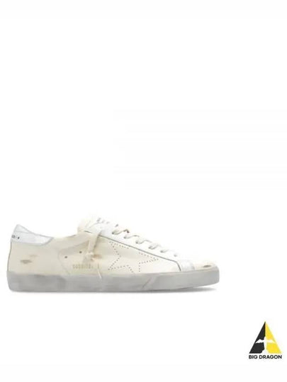 Superstar Leather Low Top Sneakers Silver Beige - GOLDEN GOOSE - BALAAN 2