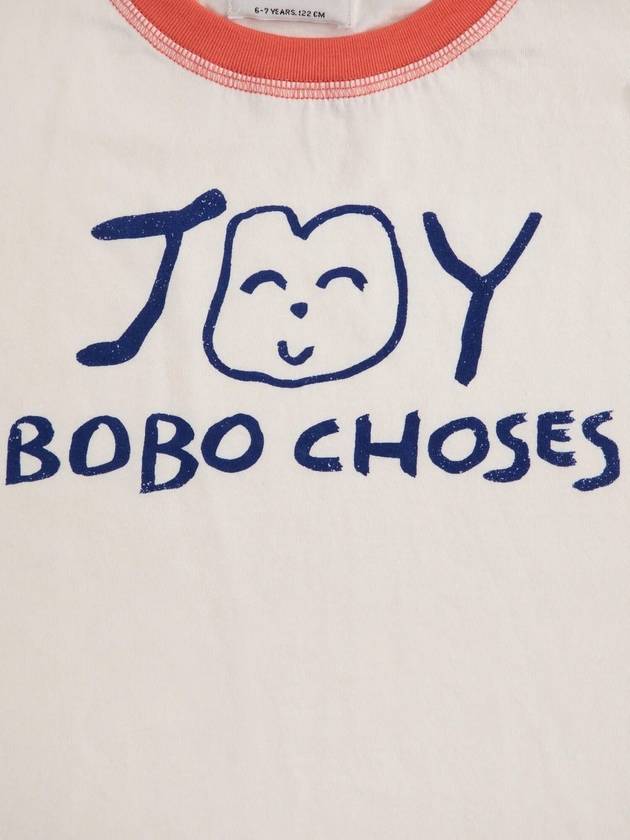 Children s Short Sleeve T Shirt Smiling B125AC014 - BOBO CHOSES - BALAAN 3