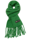 Wool Boucle Muffler Green - MSKN2ND - BALAAN 2