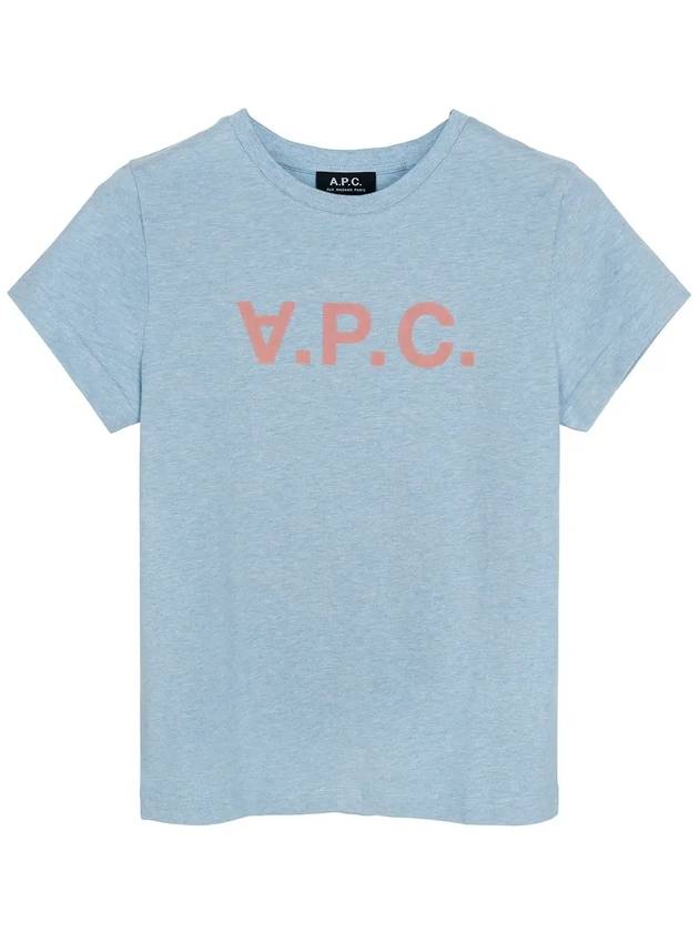 Indigo VPC T Shirt COGFI F26944 IAL - A.P.C. - BALAAN 1