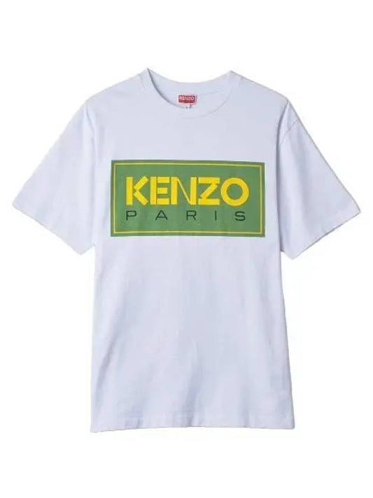 Paris Classic Short Sleeve T Shirt White Tee - KENZO - BALAAN 1