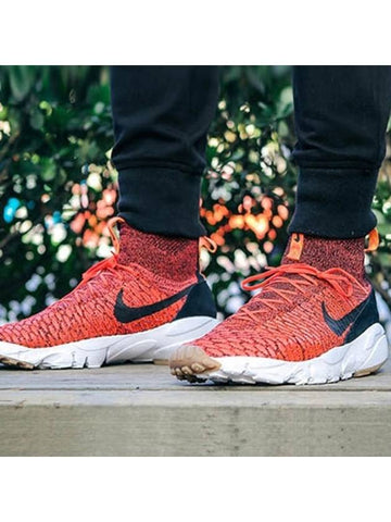 01816560600FCAir Footscape Magista FlyknitOrange Black - NIKE - BALAAN 1