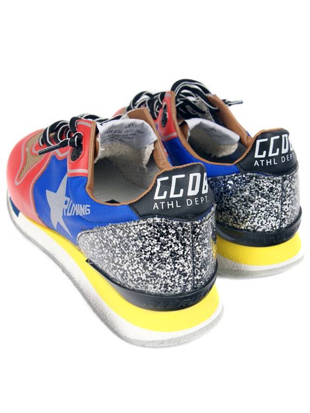 Running Low Top Sneakers Red Blue - GOLDEN GOOSE - BALAAN 6