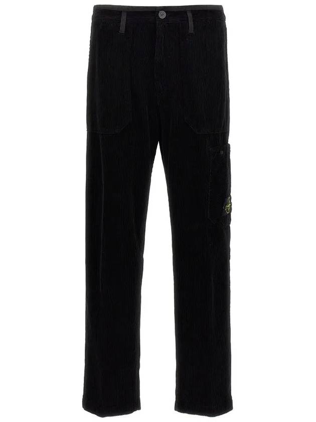 Stone Island Straight Pants 811532604V0029 Black - STONE ISLAND - BALAAN 2