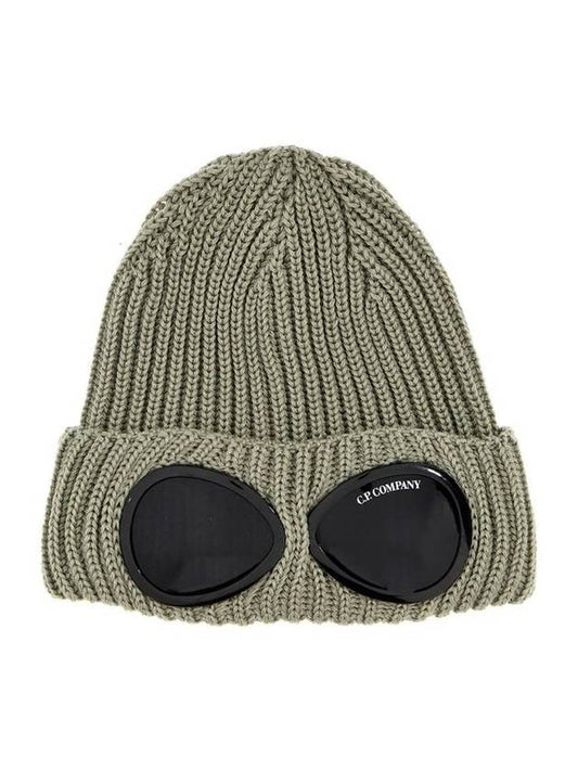 Signature Goggles Wool Beanie Sage - CP COMPANY - BALAAN 1