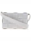 Intrecciato Cassette Cross Bag White - BOTTEGA VENETA - BALAAN 4