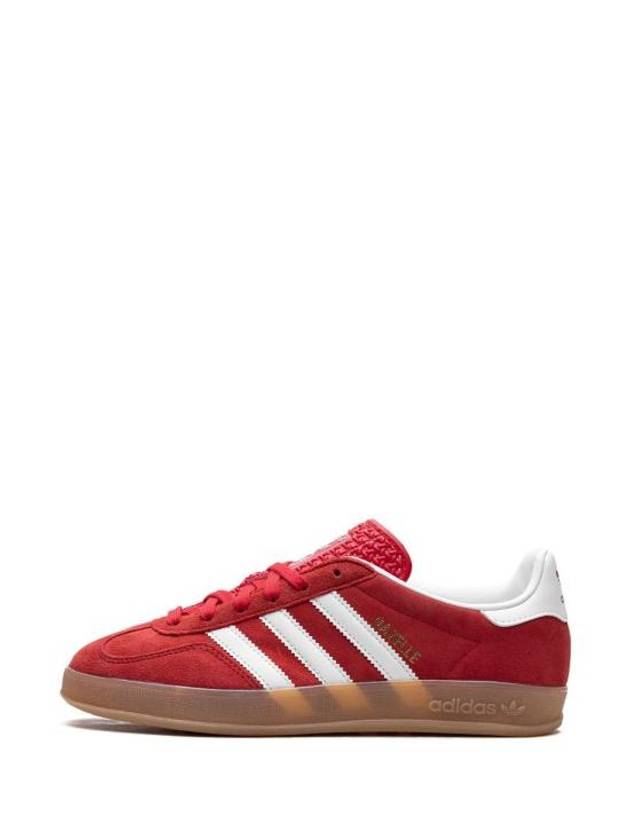 Gazelle Indoor Suede Low Top Sneakers Red - ADIDAS - BALAAN 6