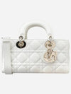 Lady D Joy Cannage Small Lambskin Tote Bag Latte - DIOR - BALAAN 2