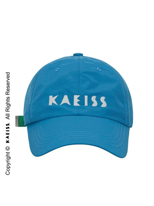 Signature Logo 6 Panel Ball cap CeruleanBlue - KAEISS - BALAAN 1