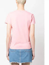 Ice Cream Patch Short Sleeve T-Shirt Pink - MAISON KITSUNE - BALAAN 6