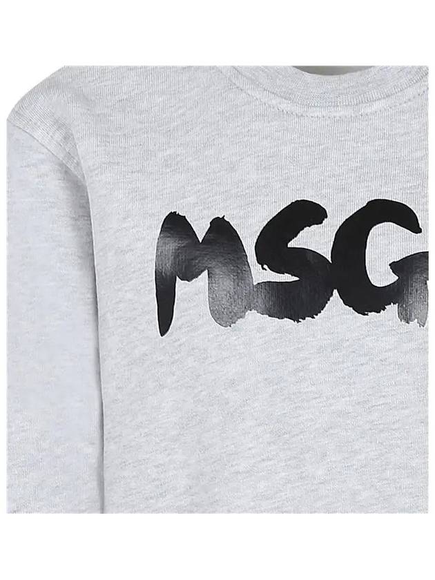 Kids Painting Logo Sweatshirt Gray - MSGM - BALAAN 2