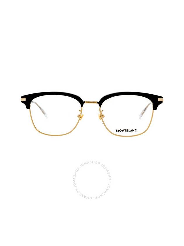 Eyewear Gold Frame Asian Fit Glasses Black Gold - MONTBLANC - BALAAN 2