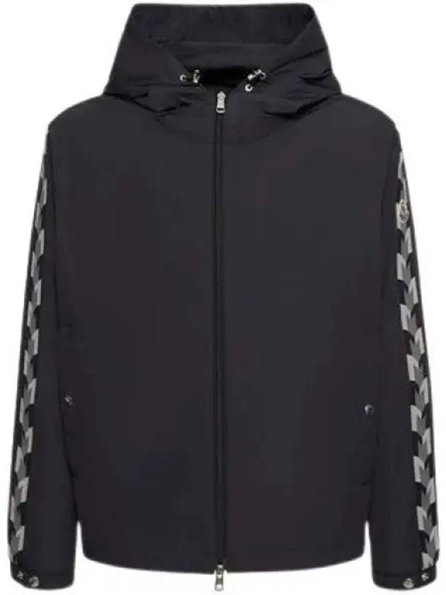 Moyse Logo Zip-Up Hoodie Black - MONCLER - BALAAN 2