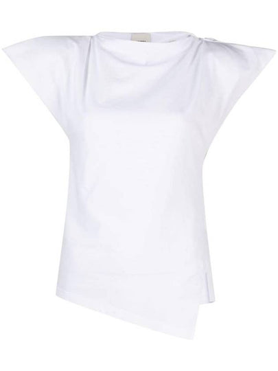 Short Sleeve T-Shirt TS0097FA A1N41I 20WH WHITE - ISABEL MARANT - BALAAN 2