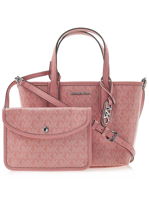 Eliza Extra Small Logo Tote Bag Pink - MICHAEL KORS - BALAAN 2