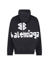 hooded sweatshirt 744441TQVQ9 1073 BLACK - BALENCIAGA - BALAAN 2