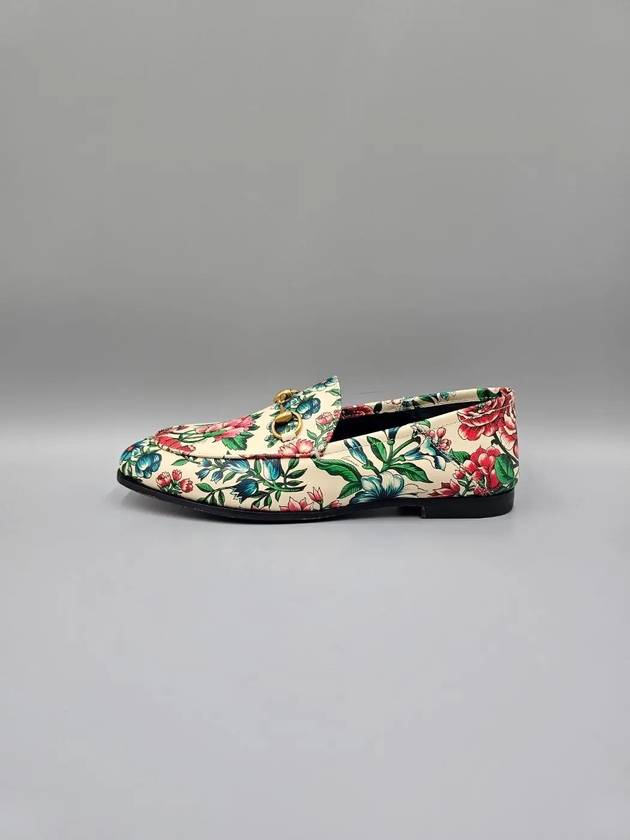 Women s Brixton Floral Horsebit Loafer 746392 - GUCCI - BALAAN 4