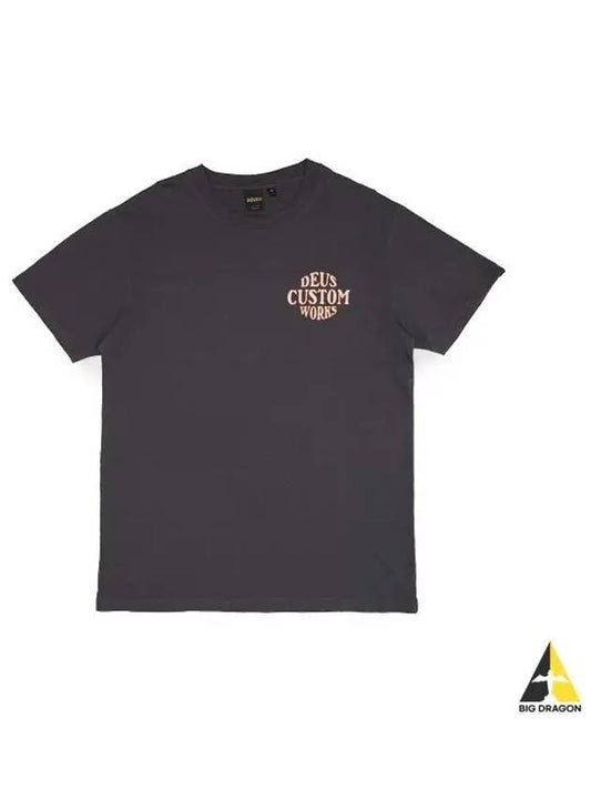 DEUS Works Tee DMW221155B SHBLK Short Sleeve T Shirt - DEUS EX MACHINA - BALAAN 1