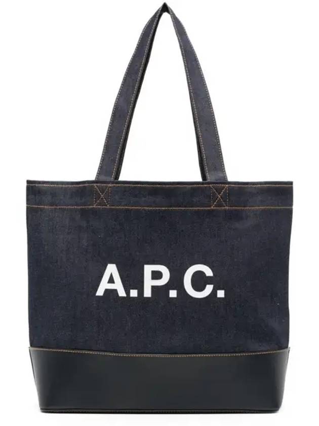 Axel Denim Tote Bag Navy - A.P.C. - BALAAN 2