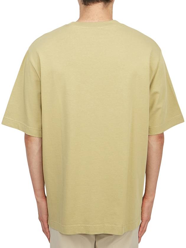 Bold Fox Head Patch Oversized Short Sleeve T-Shirt Green - MAISON KITSUNE - BALAAN 4