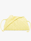 Intrecciato Mini Pouch Bag Yellow - BOTTEGA VENETA - BALAAN 3