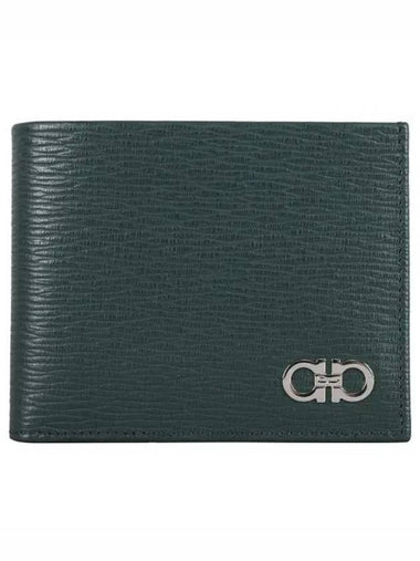 Ferragamo Double Gancini Half Wallet 0757958 270221 1146988 - SALVATORE FERRAGAMO - BALAAN 1