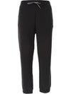 Logo Classic Drawstring Cotton Track Pants Black - VIVIENNE WESTWOOD - BALAAN 3