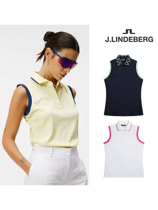 Lila Sleeveless Top GWJT08979 - J.LINDEBERG - BALAAN 1