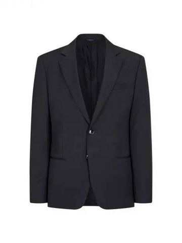 Men's Jetted Pocket Wool Single Jacket Black 271537 - GIORGIO ARMANI - BALAAN 1