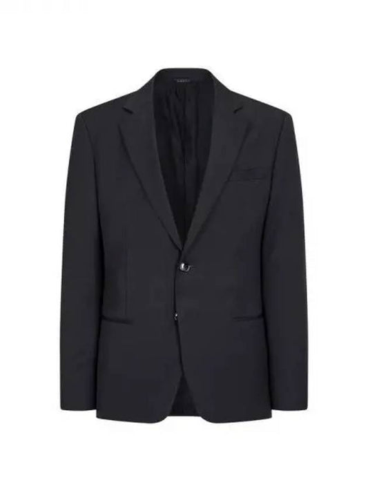 Men's Jetted Pocket Wool Single Jacket Black 271537 - GIORGIO ARMANI - BALAAN 1