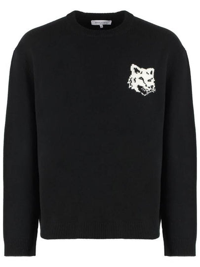 Fox Head Knit Top Black - MAISON KITSUNE - BALAAN 2