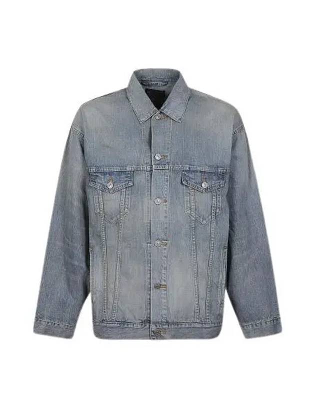 Paris Tropical Denim Jacket Blue - BALENCIAGA - BALAAN 2