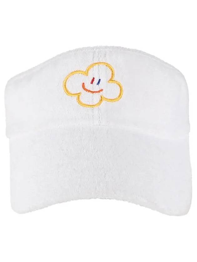 Hello Terry Sun Visor Hello Terry Sun Cap [White] - LALA SMILE - BALAAN 3