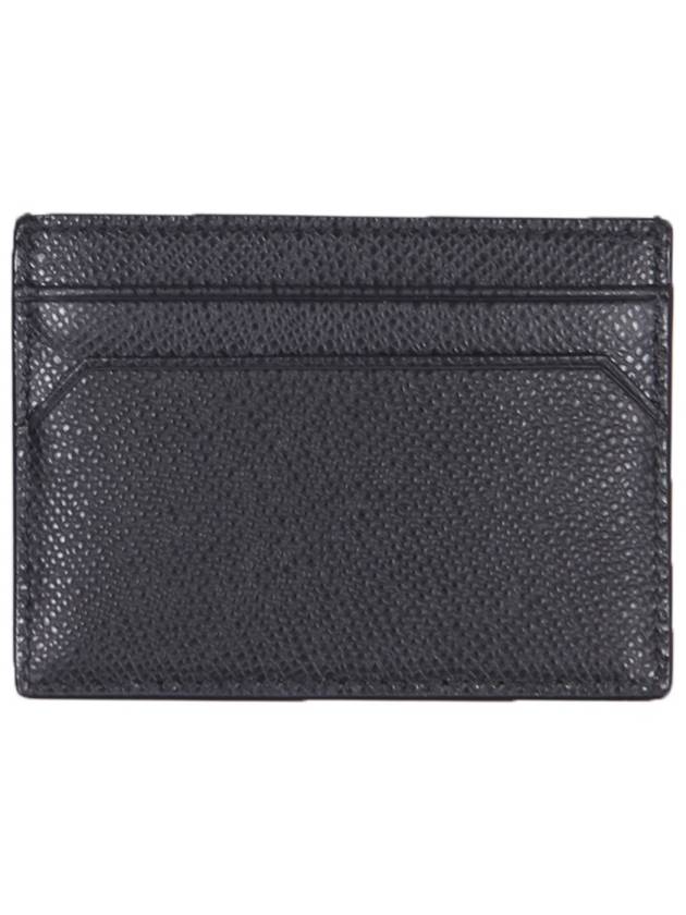 Logo Leather Card Wallet Black - BALLY - BALAAN 3