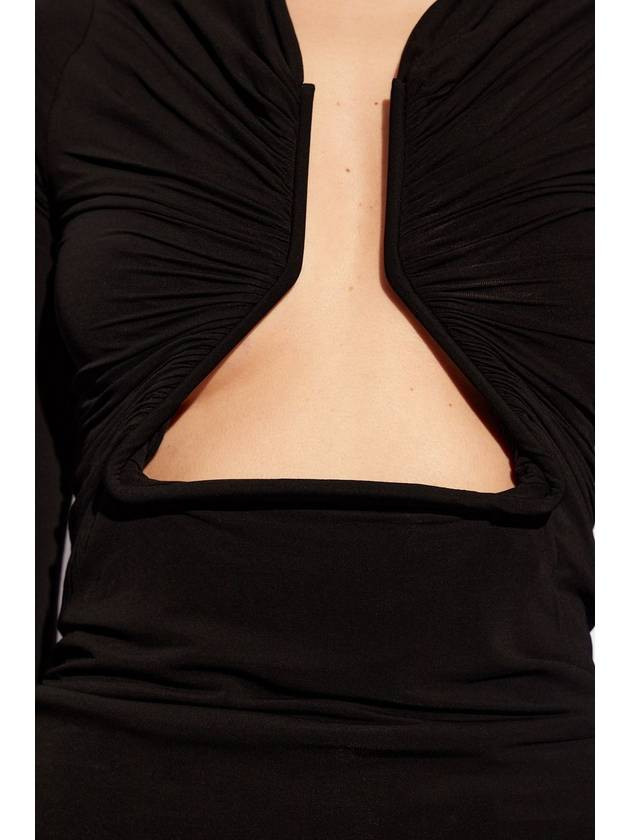 Rick Owens ‘Prong’ Draped Top, Women's, Black - RICK OWENS - BALAAN 5