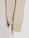 Modal Knit Zip up Cardigan Oatmeal - CHANCE'S NOI - BALAAN 4