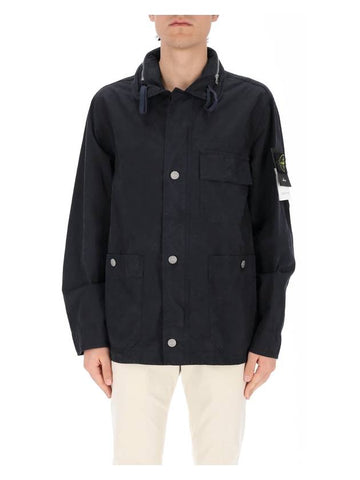 Patch Pocket Jacket Navy - STONE ISLAND - BALAAN 1