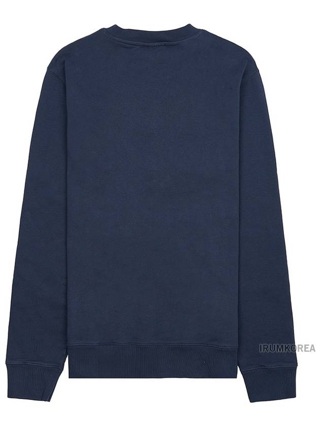 Chillax Patch Regular Sweatshirt Ink Blue - MAISON KITSUNE - BALAAN 3