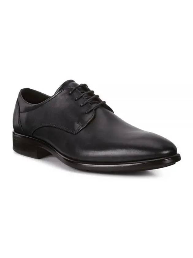 City Tray Leather Derby Black - ECCO - BALAAN 1