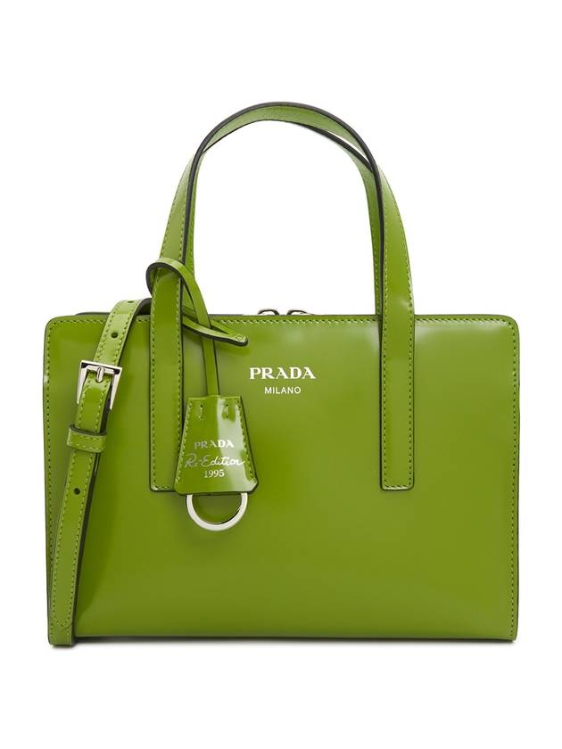 Re-Edition 1995 Brushed Leather Hand Mini Bag Green - PRADA - BALAAN 1