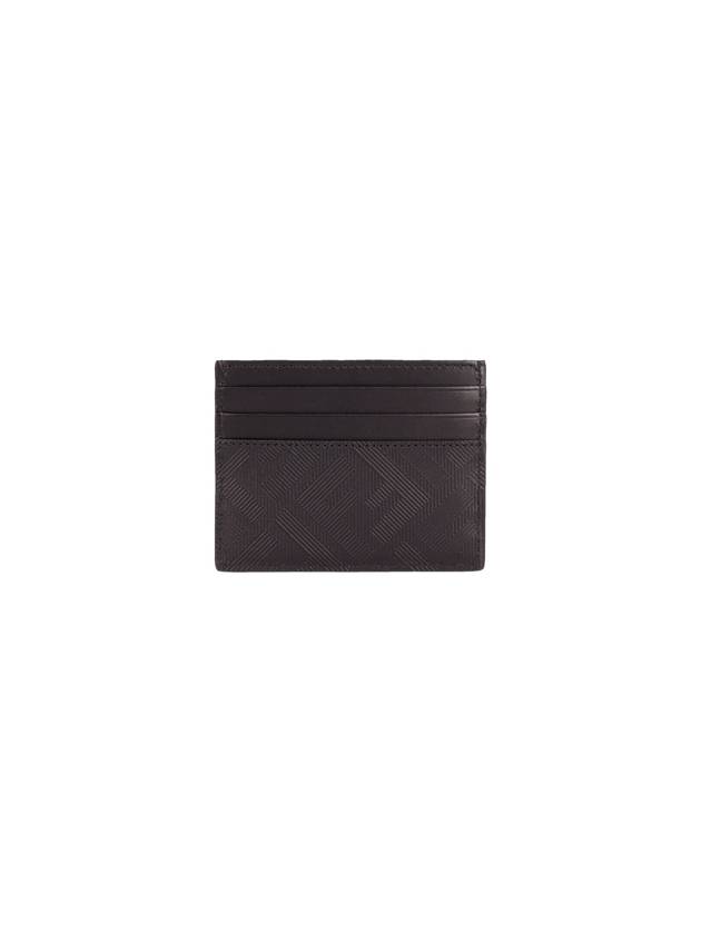 Shadow Diagonal Card Wallet Black - FENDI - BALAAN 3